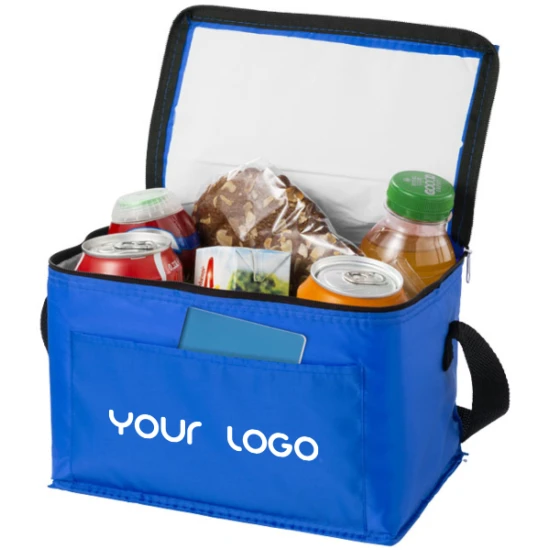 Cooler bag | Polyester | 4L | Zippered main compartment | process blue