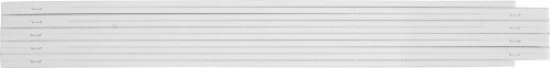 Schaal liniaal | ABS | 2 meter | Opvouwbaar | wit