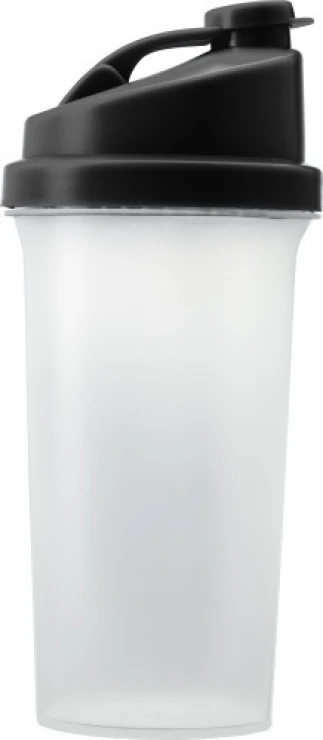 Protein shaker | Plastic | 700 ml | Millilitre scale | black
