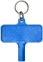 Key with keychain | Plastic | 6,1 cm x 5,8 cm | Square opening