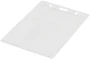 Porte-badge | PVC | 9,4x8,3 cm | Avec insert