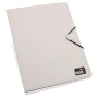 Folder | Resistant recycled cardboard | Elastic band closure | Incl. flap pocket and pen holder