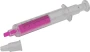 Highlighter | Plastic | Syringe-shaped