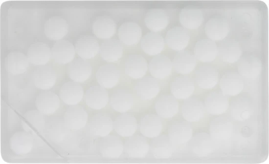 Rectangular mint card | Plastic | 12 gr | neutral