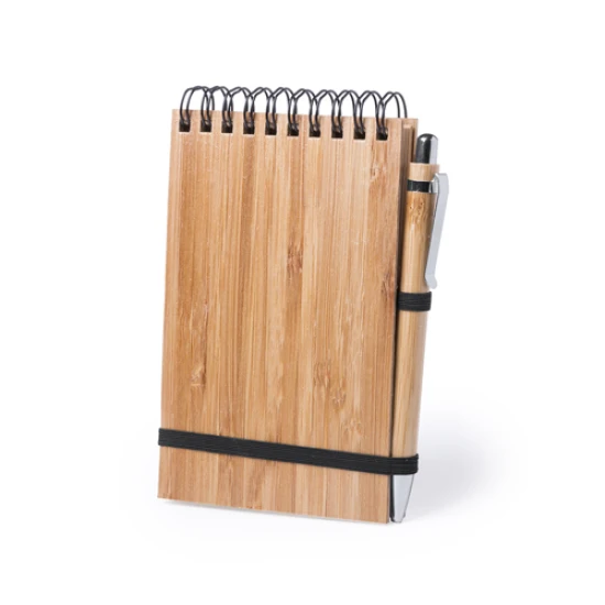 A6 spiral notebook | 140 pages | Bamboo cover | 