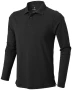 Polo | Coton 200 g/m² | Pour homme | Manches longues | Conçu avec des détails en point sellier pour une touche raffinée
