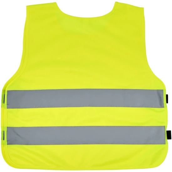 Safety vest | Polyester | XXS - For kids aged 3-6 | Large decoration area on the back | neon yellow