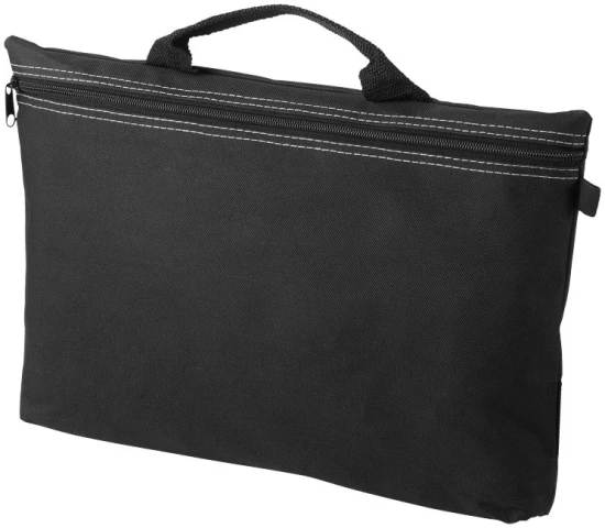 Conference bag | Polyester | 3L | With 1 main compartment | solid black