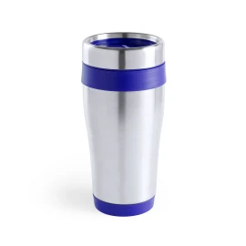 Cup | Stainless steel | 450 ml | Glossy finish | Dispenser lid with easy-opener | Individual design box