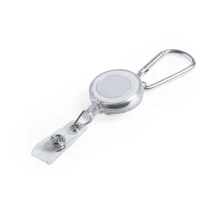 Sleutelhanger met clip | Metalen karabijnhaak | Uitschuifbaar koord