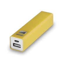 Power bank | Aluminium | 2200 mAh | USB output and micro USB input | LED charge indicator