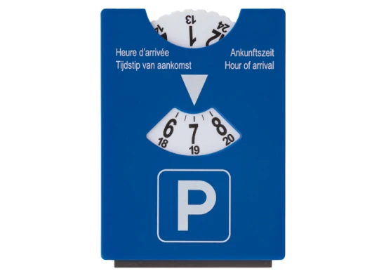 Parkeerschijf | HIPS | IJskrabber | Voor heel Europa behalve Frankrijk | Blauw