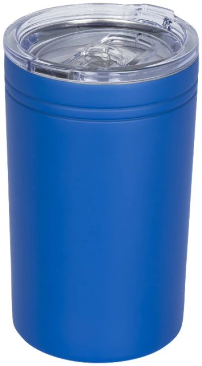 Tasse isolée à double paroi | Acier inoxydable | 330ml | Couvercle transparent à pression | bleu royal