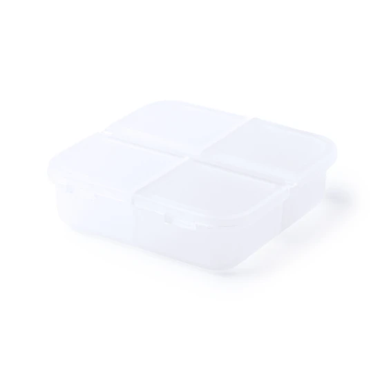 Pillbox | ABS | 4 compartments | White