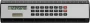 Ruler | Plastic | With calculator | 20cm | 8-digits solar powered