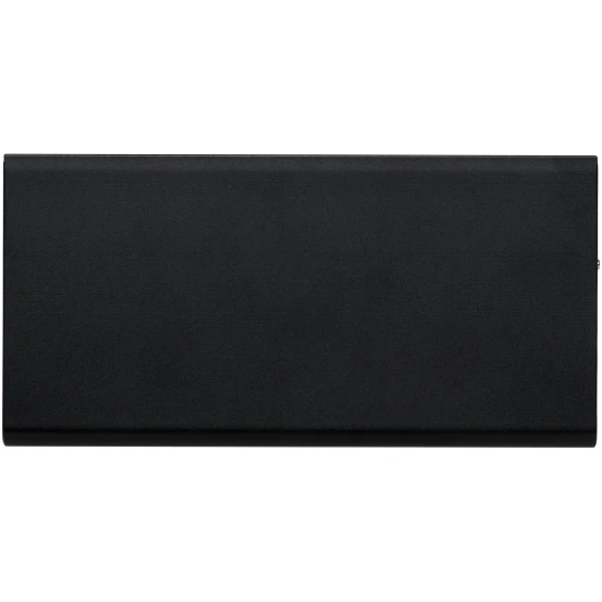 Power bank | Aluminium | 8000 mAh | Includes USB and micro USB cable | solid black