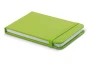 Cuaderno A6 | Papel 70g/m² y PU | 188 páginas rayadas | Elástico horizontal | Fácil de transportar
