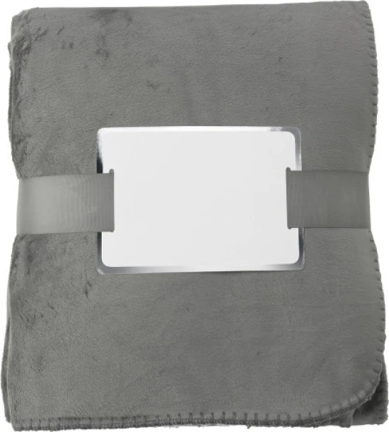 Couverture | Polyester | 190 gr/m2 | Reliée avec ruban | gris