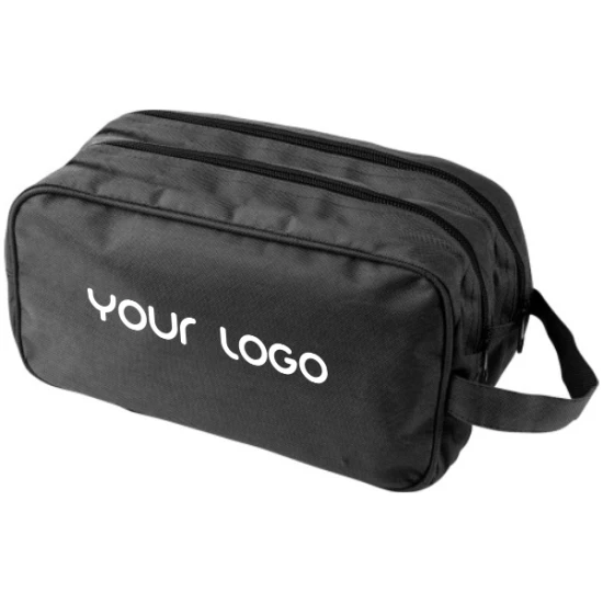 Trousse de toilette | Polyester | Sangle de transport incluse | noir
