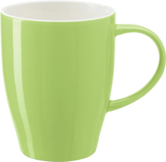 Mug de couleur unie | Porcelaine | 350 ml | Petite quantité | vert clair