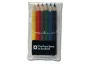 Set de crayons | Plastique & Bois | 6 petits crayons de couleur