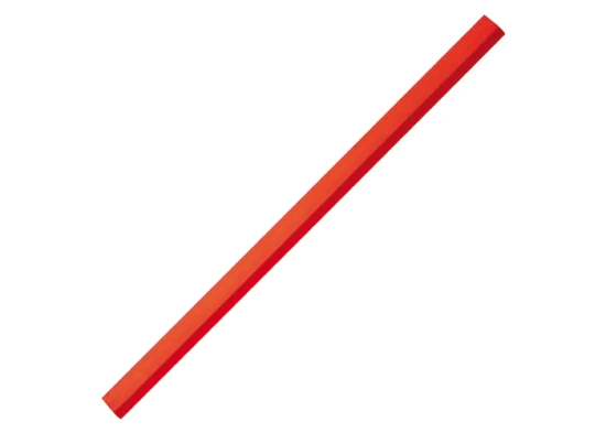 Carpenter's pencil | FSC wood | 25cm | Unsharpened | Large print area | Red