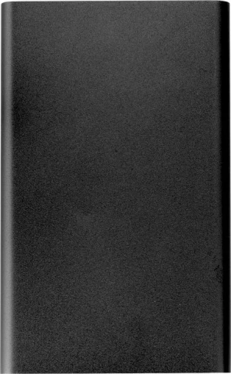 Power bank| Aluminium | 11x6.8x1cm | 4000 mAh | Charging cable and indicator lights | black