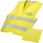 Safety vest | Polyester | XL | With pouch | For professional use | Meets EU regulation