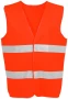 Safety vest | Polyester | XL | For professional use | Large decoration area on the front and back | Meets EU regulation