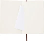 A5 Notizbuch | 80 linierte Seiten | Notiztasche innen