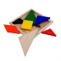 7-teiliges Puzzle | Holz | Mehrfarbig
