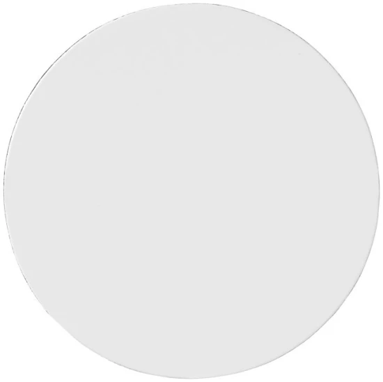 Ronde onderzetter | EVA schuim & gelamineerd papier | ø9,80cm | Hoge kwaliteit | zwart