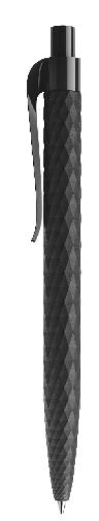 Prodir QS01 PMT drukbalpen | Metaal en plastic | Mat en transparant | Matt black