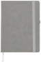Large carnet | PU | 128 feuilles | 19,2x25,6cm | Papier ligné crème