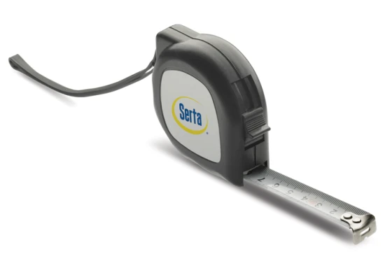 Meetlint | ABS en metaal | 5 m | Zwart