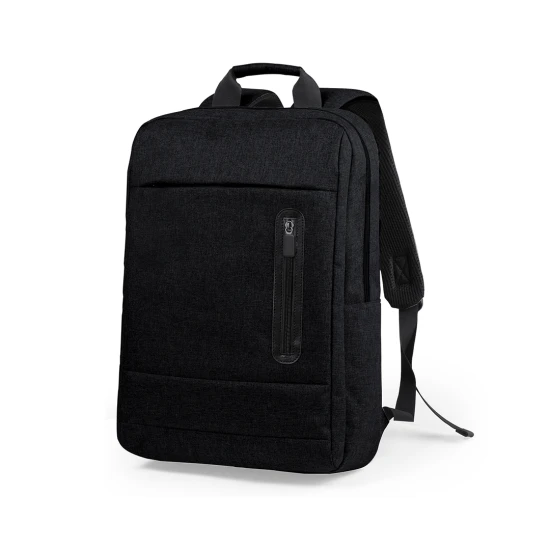 Business backpack | Polyester | Ergonomic back padding | Black