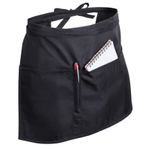 Grembiule corto | 100% poliestere | Portapenne | 2 tasche