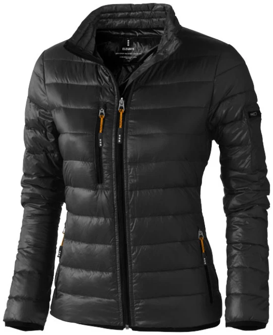 Lightweight jacket | Nylon | For women | Down insulation | anthracite