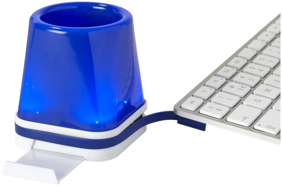 Shine 4-in-1 USB desk hub | Royal blue