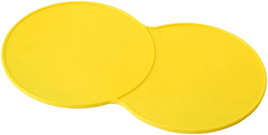Extended coaster | Plastic | 10x17,50cm | Many colours | yellow