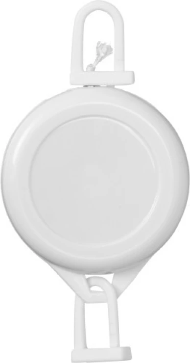 ID pass holder | Plastic | Retractable cord of approx. 80cm | white