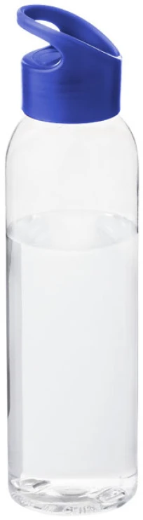 Waterfles | Tritan | 650 ml | Transparant | Ingebouwde draaggreep | BPA-vrij | Bestseller | blauw;transparant
