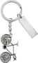 Bike-shaped key holder | Metal & nickel alloy | Packaged in gift box