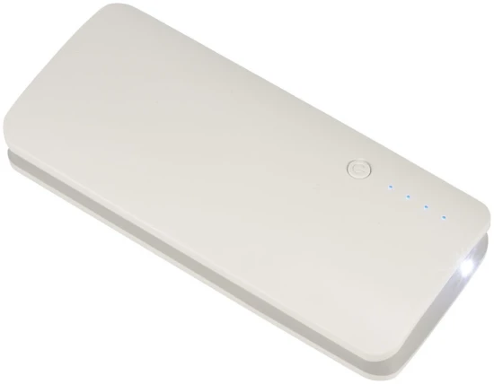 Externe batterij | 10.000 mAh | Hoge kwaliteit | Zaklamp | wit