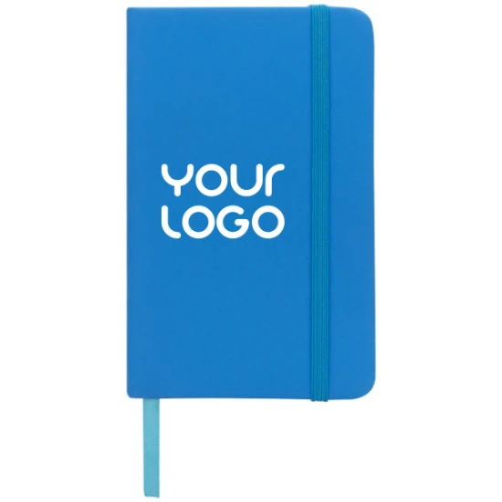 A6 Notebook | PVC and cardboard | 192 lined pages | Hard cover | light blue