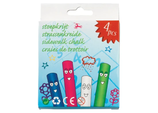 Kreide | 4 Stück | Kartonbox | Günstig | 