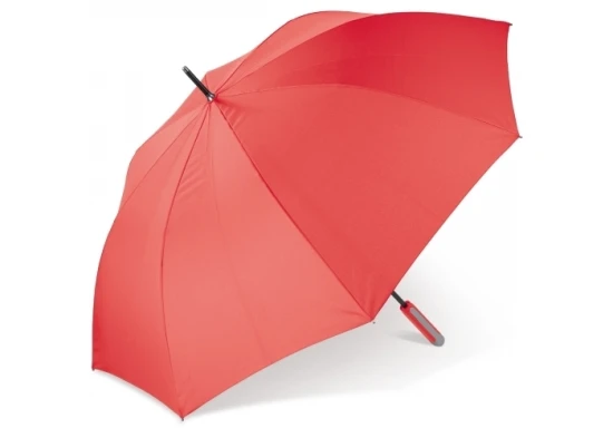 Stormparaplu | Polyester pongee | 114 cm | Winddicht | Glasvezel frame | Rood