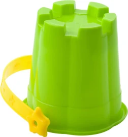 Mini beach bucket | Plastic | Contains mini tools | In different colours