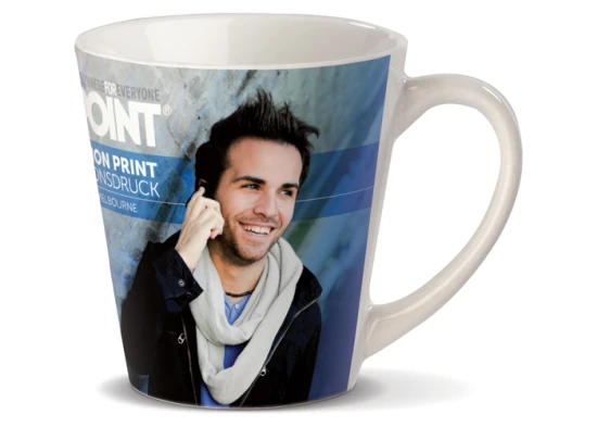 Conical mug | Stoneware | 350ml | Sublimation | White