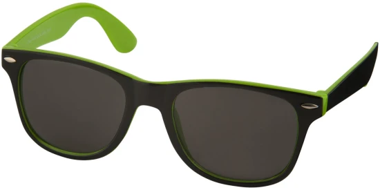 Lunettes de soleil | Verres foncés | Finition intérieure de couleur pop-up | citron vert;noir